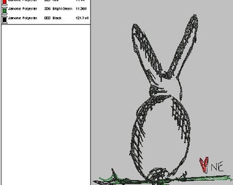 Embroidery Digital File "WATERSHIP DOWN 2"