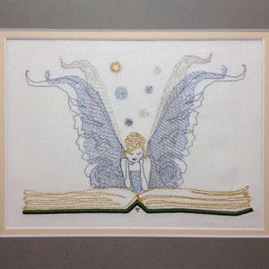 Machine embroidery design, Embroidery Book Fairy  Designs,  Christmas Embroidery,  Holiday Embroidery