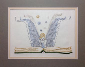 Machine embroidery design, Embroidery Book Fairy  Designs,  Christmas Embroidery,  Holiday Embroidery