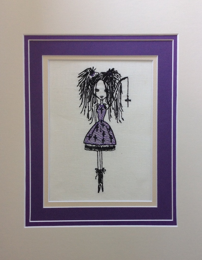 Embroidery Digital File gothic Cross Etsy UK