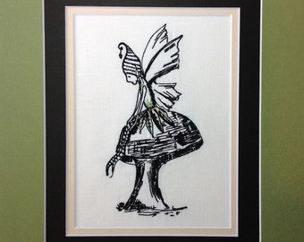 Machine Embroidery DesignsEmbroidery Digital File " Garden Fairy elf 4"