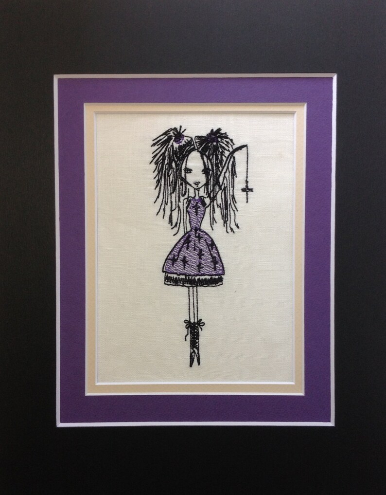 Embroidery Digital File gothic Cross Etsy UK