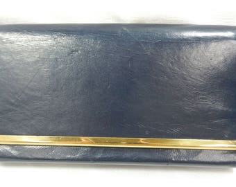 1940's - 1950's Britemode Navy Leather Cluth