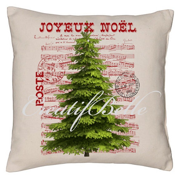 Vintage Joyeux Noel Christmas Tree Large Instant Digital Etsy