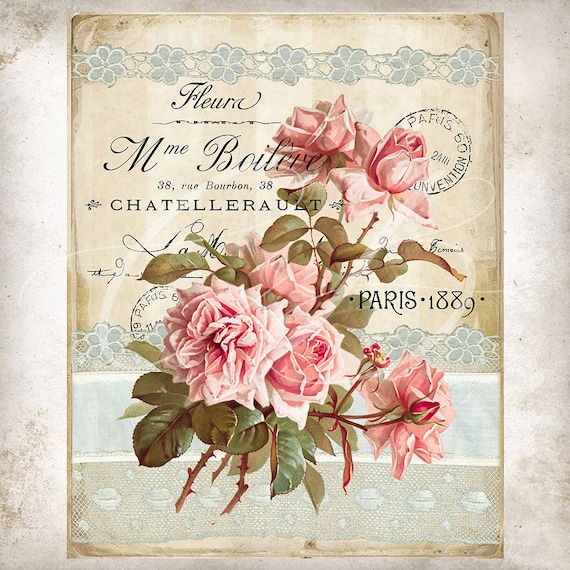 アンティーク雑貨 Shabby Pink Old French Book Set. Shabby Pink Old French Book Set.