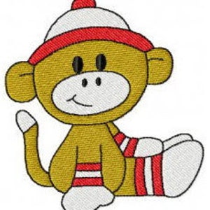 376 Sock Monkey Designs! All of my Sock Monkey embroidery designs in one set!