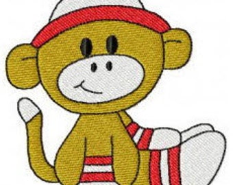 ¡376 diseños de monos calcetines! ¡Todos mis diseños de bordado Sock Monkey en un solo juego!