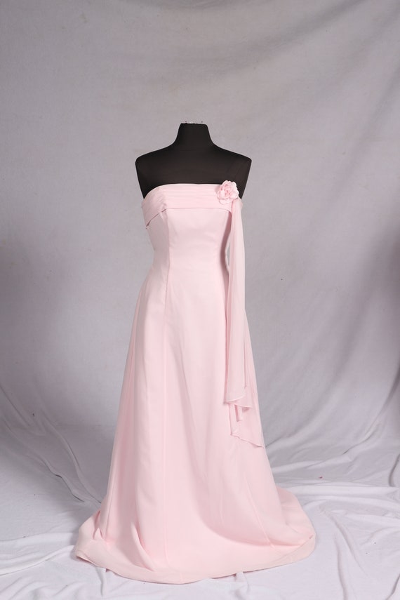 Light Pink Long Formal Dress - image 1