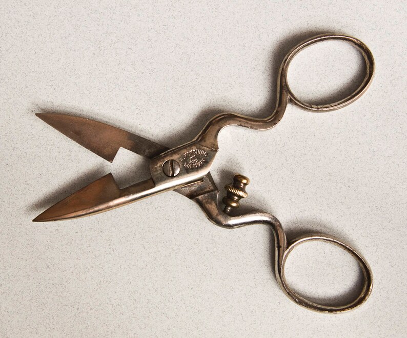 Metal German scissors Vintage Rare 1930 Germany Solingen Etsy