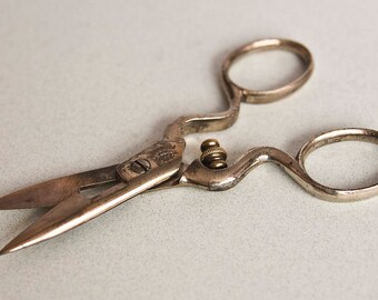 Metal German scissors - Vintage Rare 1930 Germany Solingen Made in Germany Knives Collection