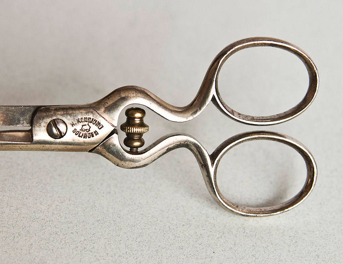 Metal German scissors Vintage Rare 1930 Germany Solingen Etsy