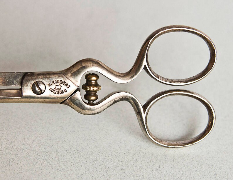 Metal German scissors Vintage Rare 1930 Germany Solingen Etsy
