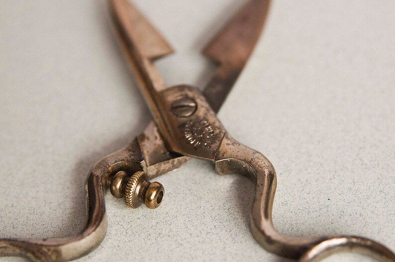 Metal German scissors Vintage Rare 1930 Germany Solingen Etsy