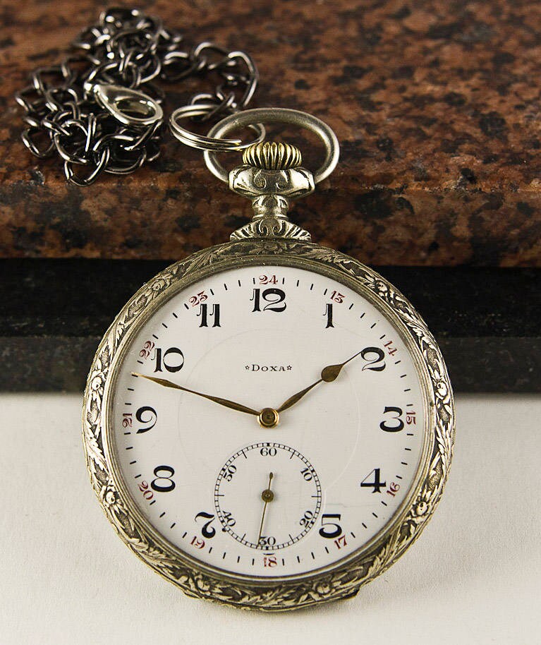 Pocket Watch DOXA Vintage Swiss Switzerland 1905 Rare Etsy