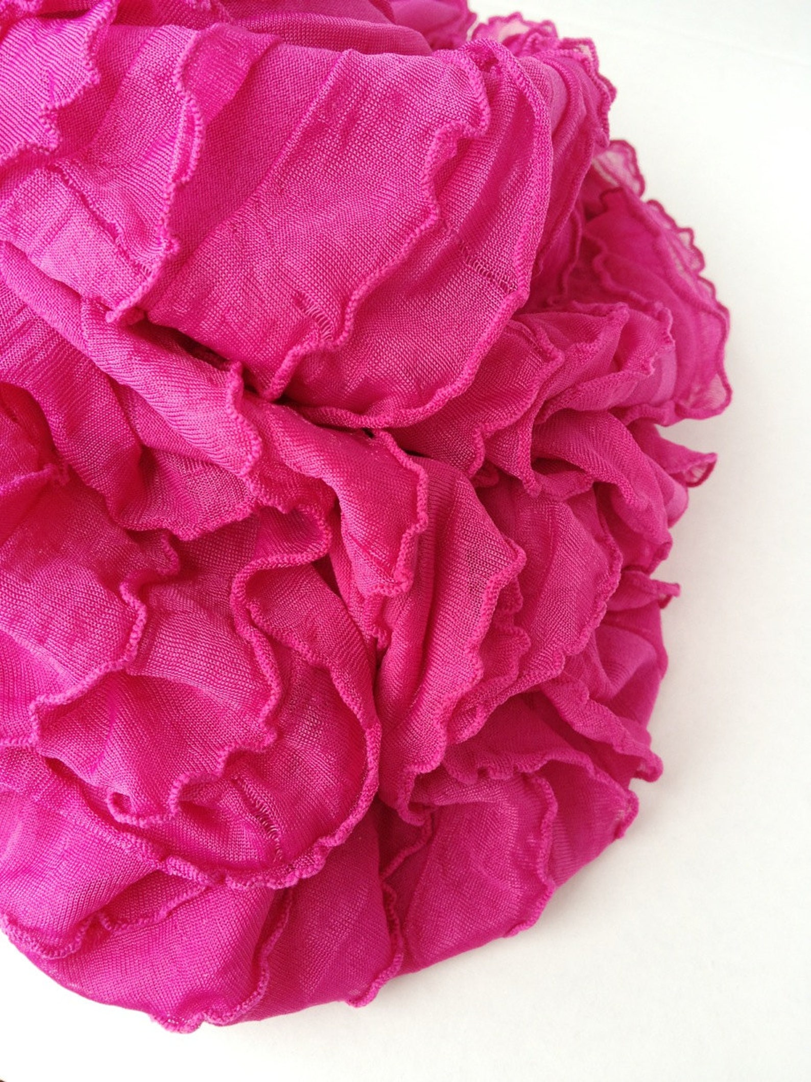 Nursing Scarf Pink Infinity Scarf Womens Light Ruffled 1 Etsy