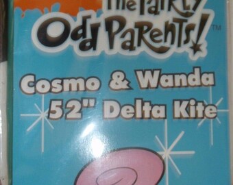 Air Creations NEW 52" Delta Kite ~ Cosmo & Wanda Fairly Odd Parents NICKELODEON