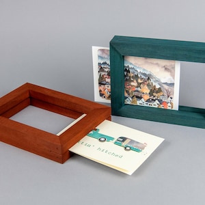 Picture Frame - Lightly Distressed - Includes plexiglass insert - 5x7 image 8