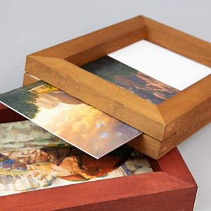 5x7 Picture Frame Lightly Distressed Comes with a plexiglass insert image 5