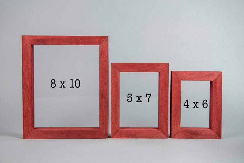 Picture Frame - Lightly Distressed - Includes plexiglass insert - 5x7 image 4