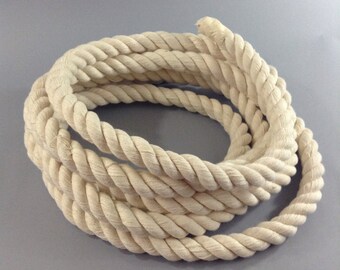 1-1/4 in. Cotton Rope, dog toys, rope swing, tug-o-war, marina usage