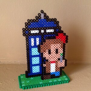Dr. Who Inspired 8 Bit 3D Perler Set