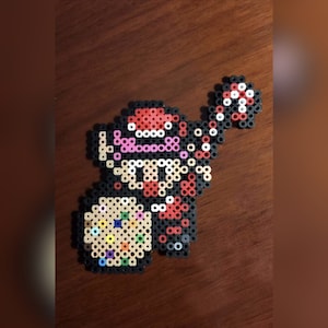 Legend of Zelda Inspired 8 Bit Link Christmas Ornament