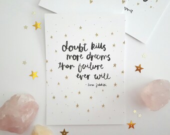 self care quote postcard encouraging words for friend etsy
