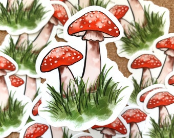 Mushroom Vinyl Sticker