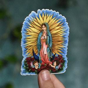 Our Lady of Guadalupe Sticker, OLG, Virgin Mary, Catholic Sticker