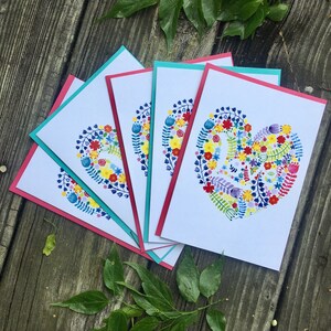 Faith-Hope-Love,religious blank card,Catholic Christian,spring flowers,word art,original watercolor art print,Baptism card,Confirmation card