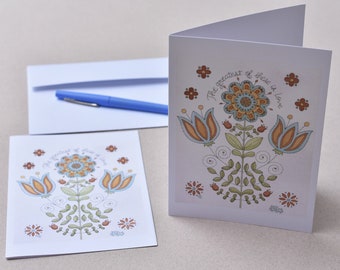 The Greatest of These is Love Greeting Card and envelope set