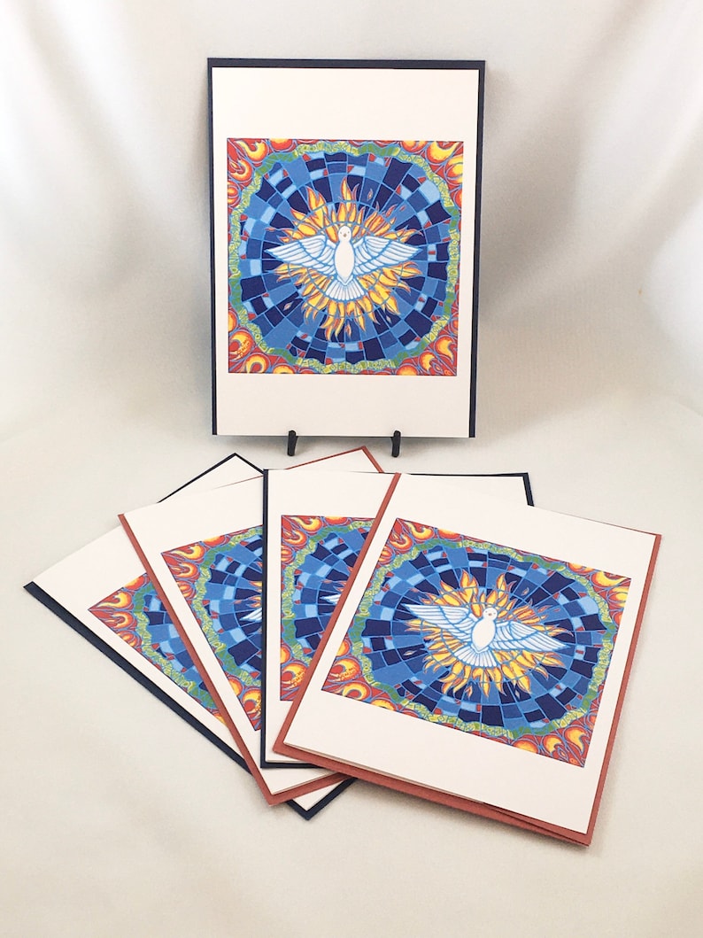 Gifts of Holy Spirit Original Art Christian Catholic Greeting - Etsy