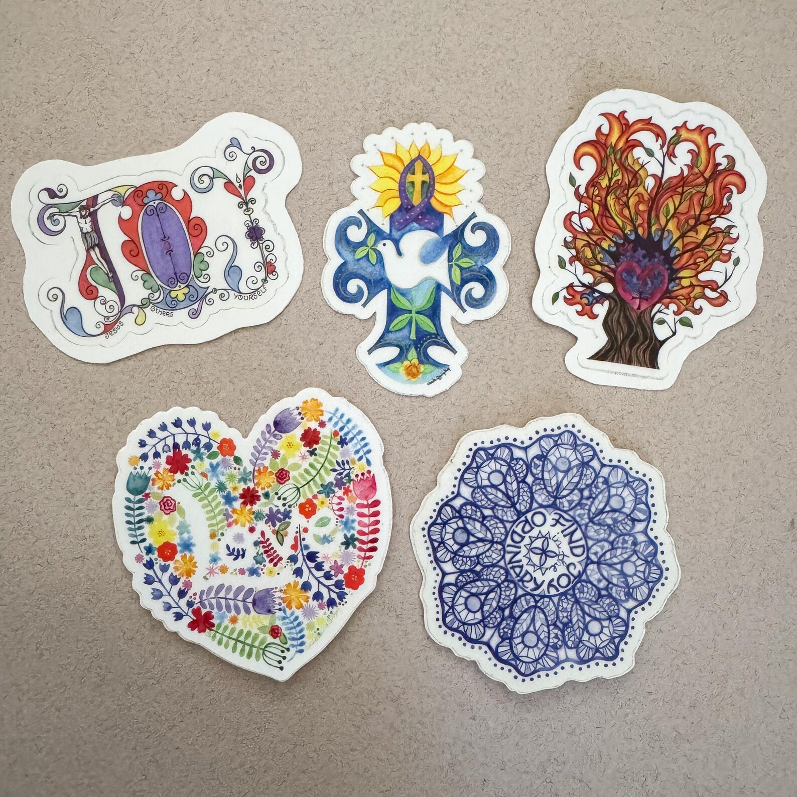 Catholic Sticker Bundle- for Confirmation Gift, Baptism Gift, Laptop ...