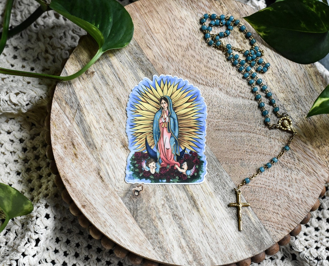 Our Lady Of Guadalupe Sticker - Mexican Religious Decal For Car, Motorcycle, Auto 12 thumbnail image