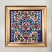 Sacred Heart of Jesus, Catholic Home Decor, Stained Glass Inspired Art Print, Traditional Religious Art