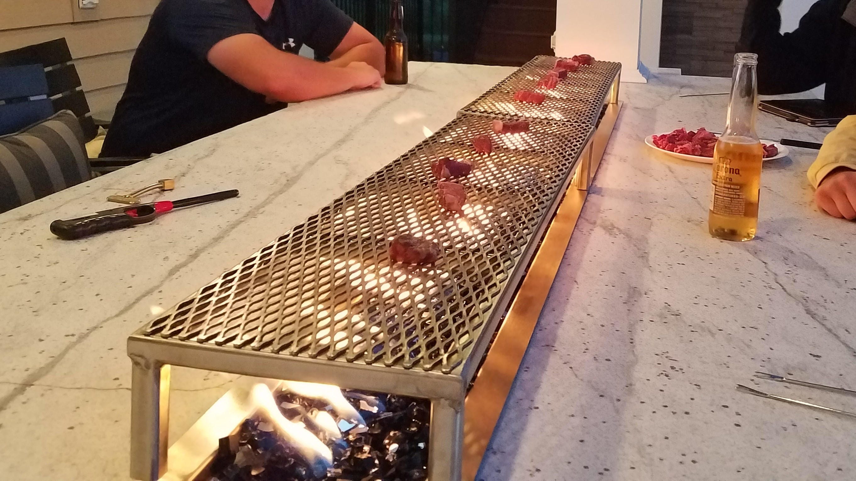 Custom Stainless Steel Fire Pit Grate and Replacement BBQ Etsy Australia