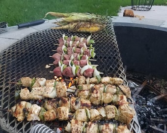 Custom Stainless Steel Fire Pit Grate and replacement BBQ Grates