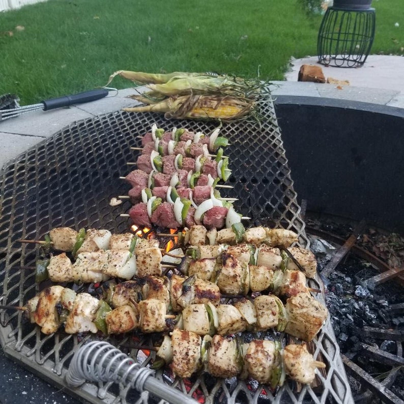 Stainless Steel Fire Pit Grate Etsy