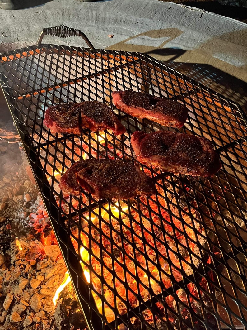 Stainless Steel Fire Pit Grate Etsy