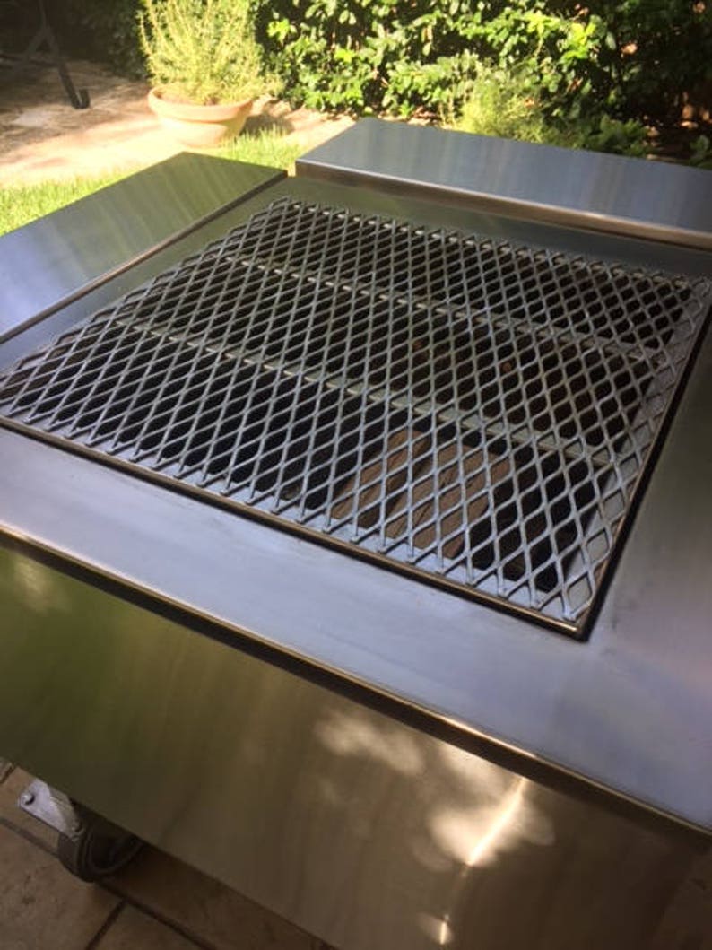 Custom Stainless Steel Fire Pit Grate and Replacement BBQ - Etsy