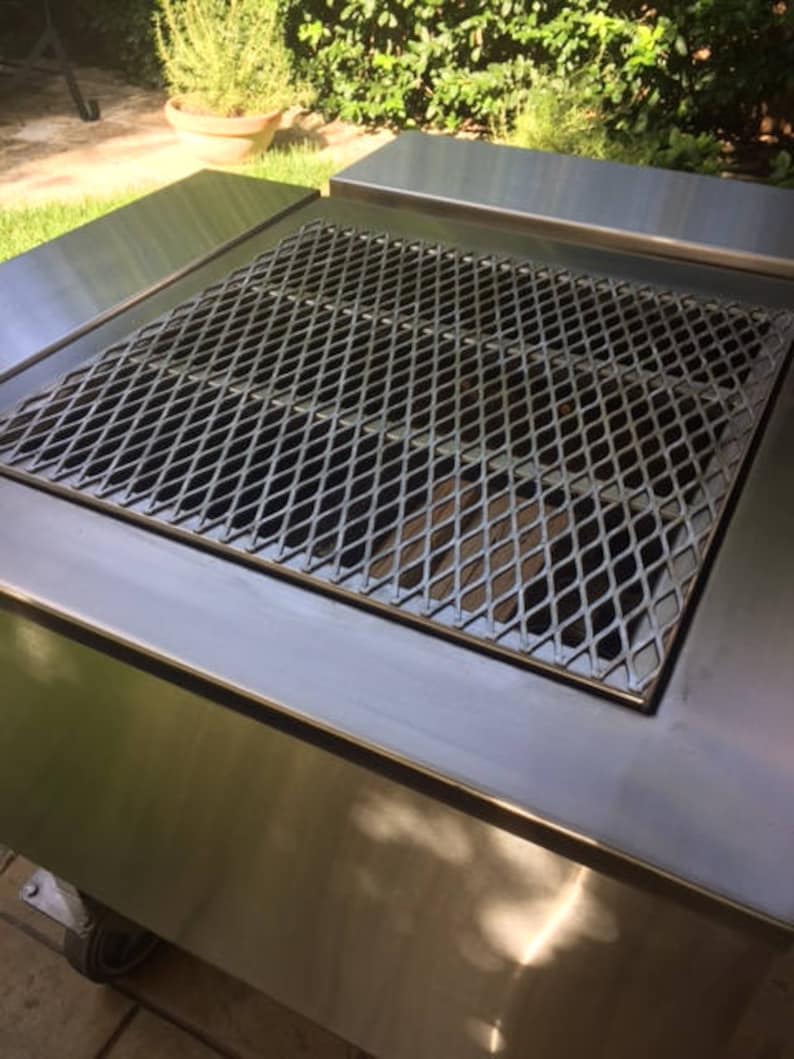 Custom Stainless Steel Fire Pit Grate and Replacement BBQ - Etsy