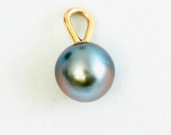 Tahitian Pearl with 14K Gold Bail