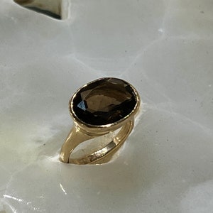 Beautiful Topaz Ring in 14K Gold November Birthstone image 4