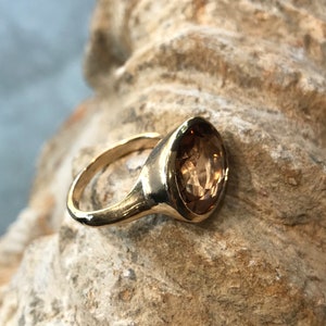 Beautiful Topaz Ring in 14K Gold November Birthstone image 8