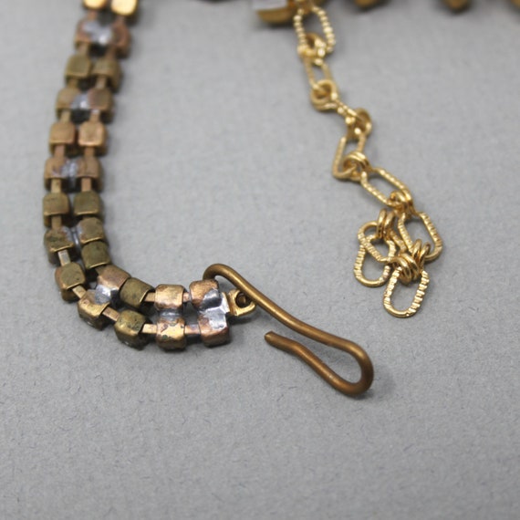 Vintage Handmade Czech Glass Necklace Signed Husa… - image 6