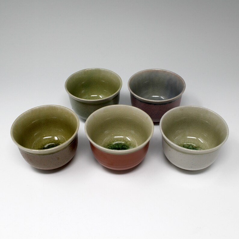 Vintage UTSUWA-NO-YAKATA Japan. The Art of Tableware Set of 5 Teacups image 6