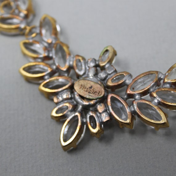 Vintage Handmade Czech Glass Necklace Signed Husa… - image 7
