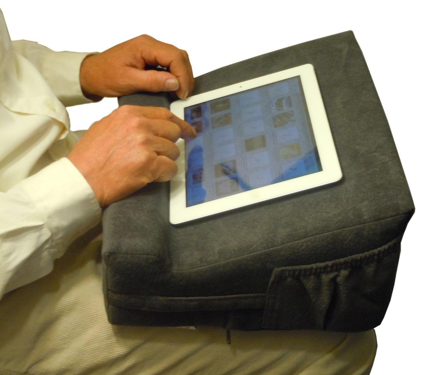 Laptop Easel Lap Desk Pillow Ergonomic Computer Desk Stand Orthopedic Support eB