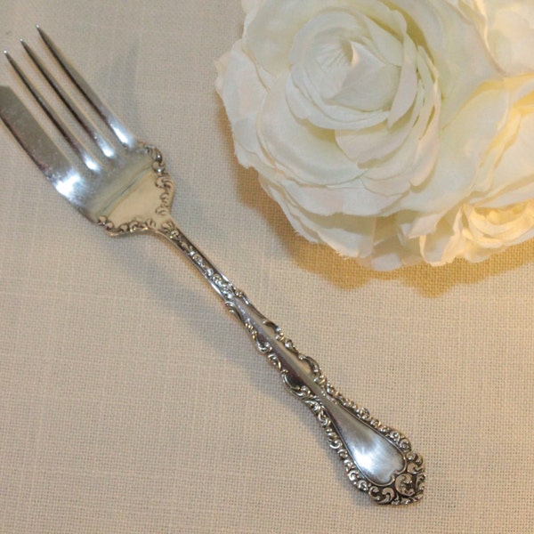 Simeon L and George H Rogers Co Silverplate Meat Fork – Webster/Warren Pattern – 1900