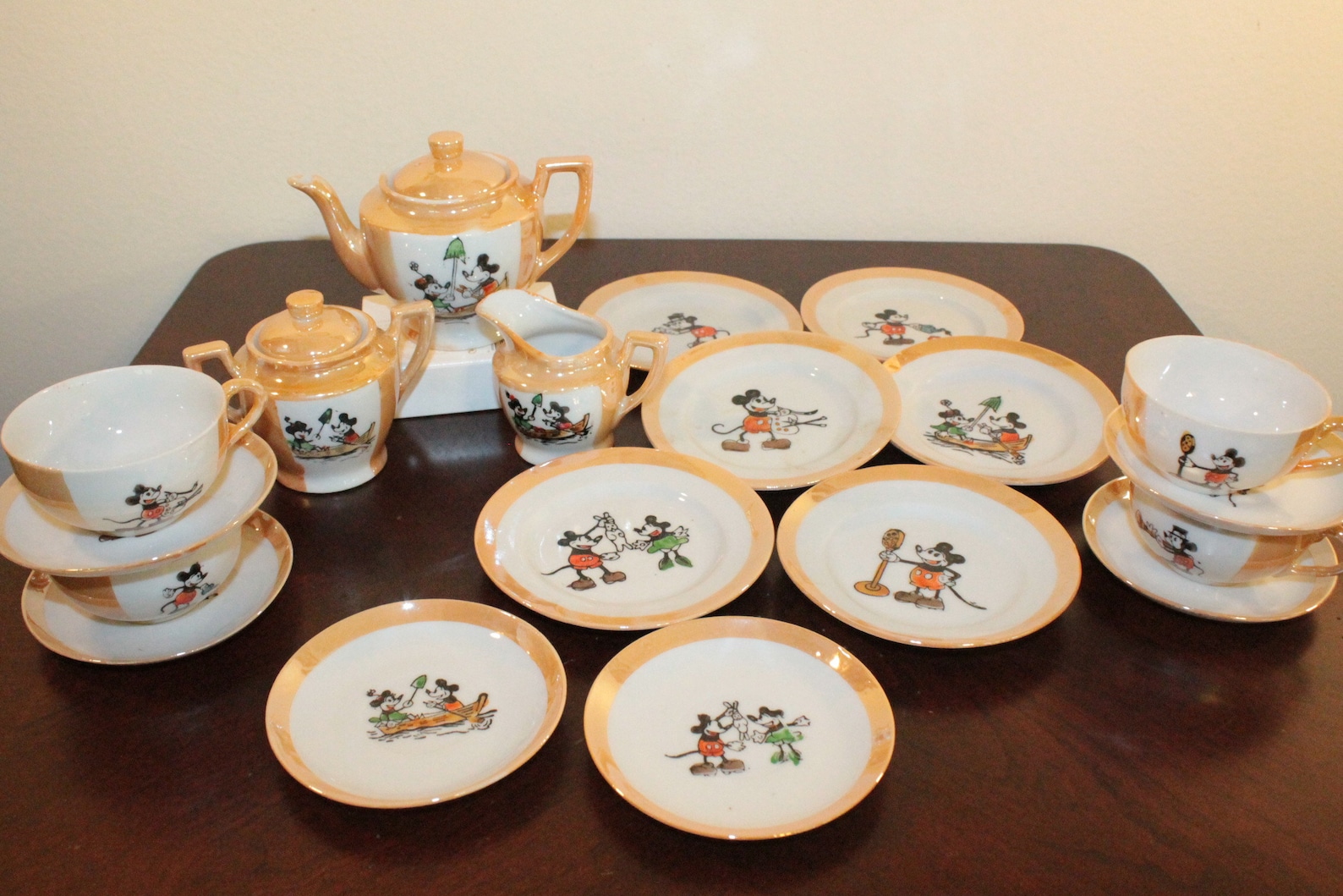 mouse tea set